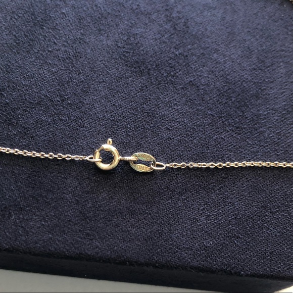 Genuine Sapphire & Diamond Accent 18K 925 Necklace - Picture 5 of 6